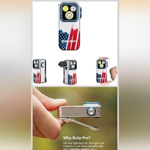 Olight Heavy Duty Small Clip Light With Headband For Attachment